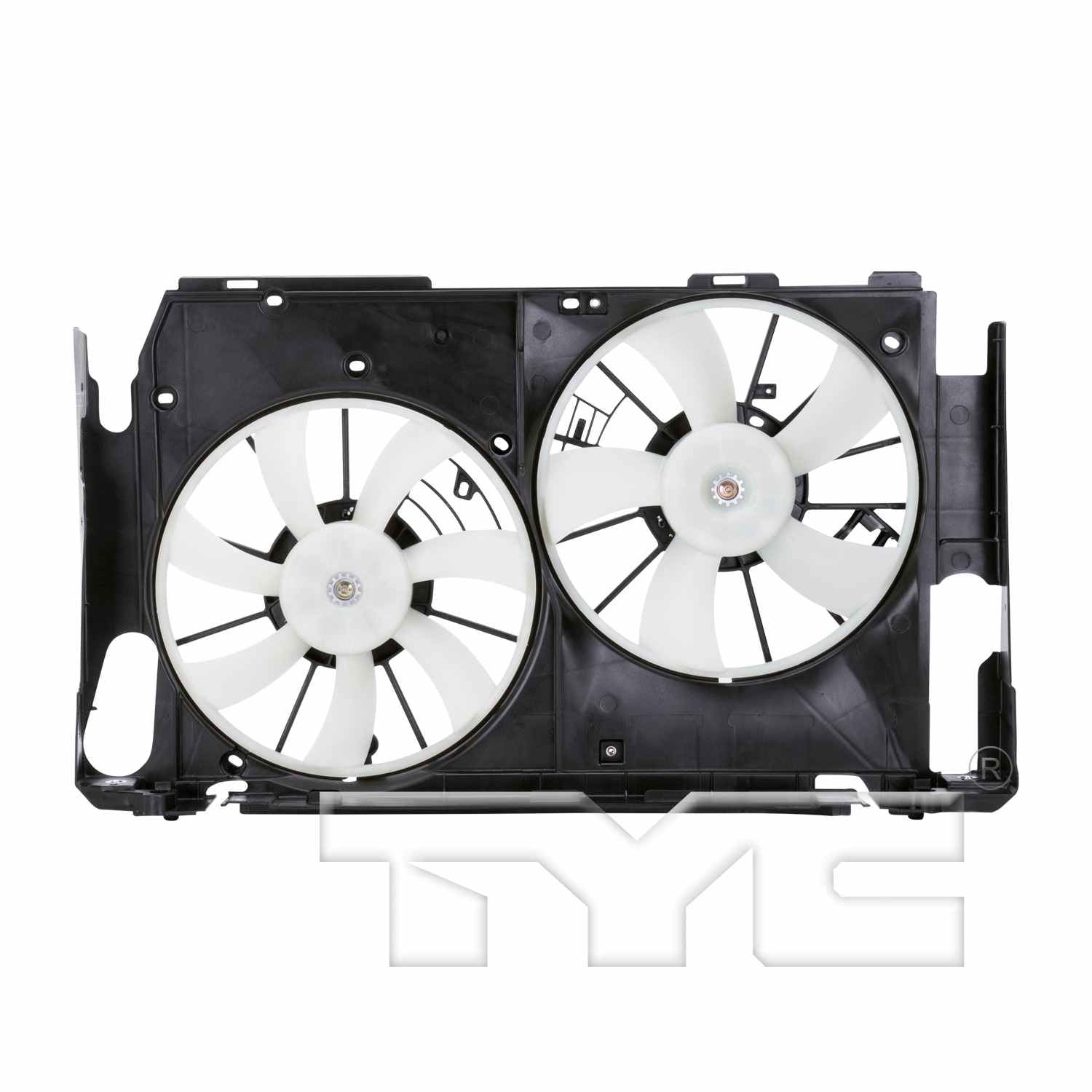TYC Dual Radiator and Condenser Fan Assembly 621320