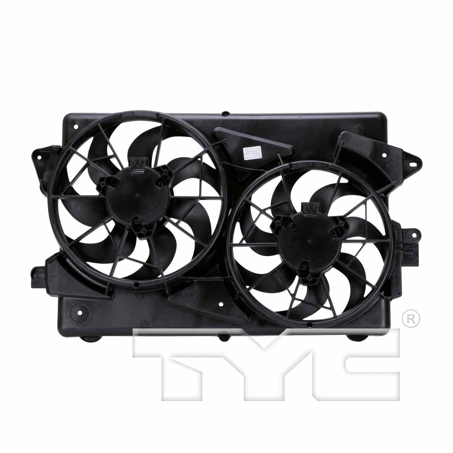 TYC Dual Radiator and Condenser Fan Assembly 621330