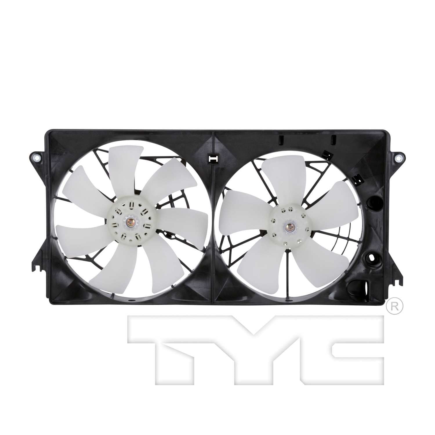 TYC Dual Radiator and Condenser Fan Assembly 621350