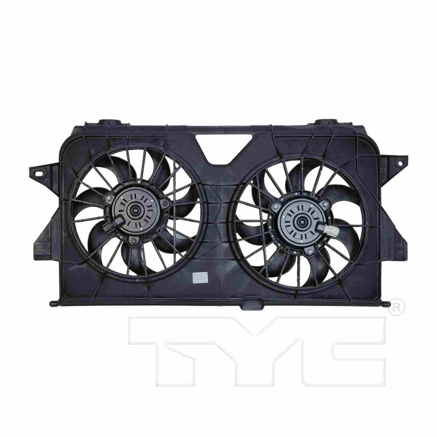 TYC Dual Radiator and Condenser Fan Assembly 621370
