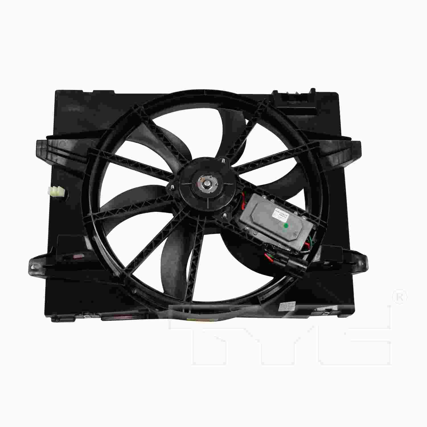 TYC Dual Radiator and Condenser Fan Assembly 621380CU