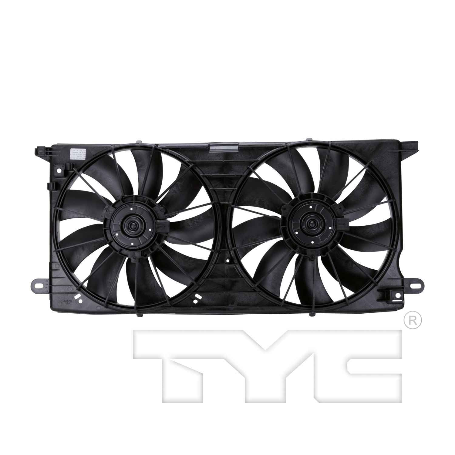 TYC Dual Radiator and Condenser Fan Assembly 621390