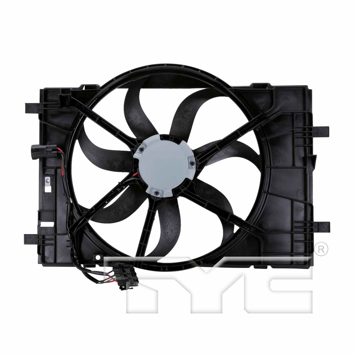 TYC Dual Radiator and Condenser Fan Assembly 621400