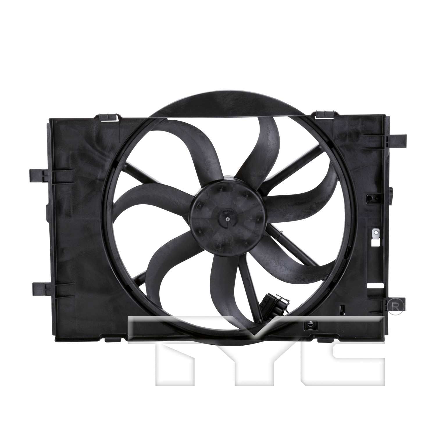 TYC Dual Radiator and Condenser Fan Assembly 621400