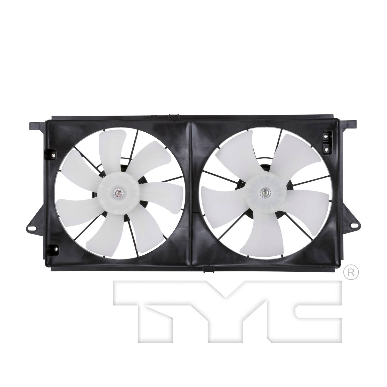 TYC Dual Radiator and Condenser Fan Assembly 621440
