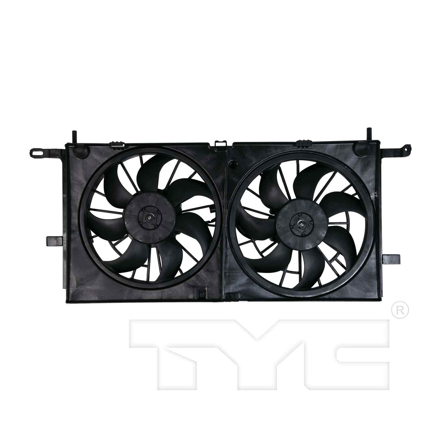TYC Dual Radiator and Condenser Fan Assembly 621540