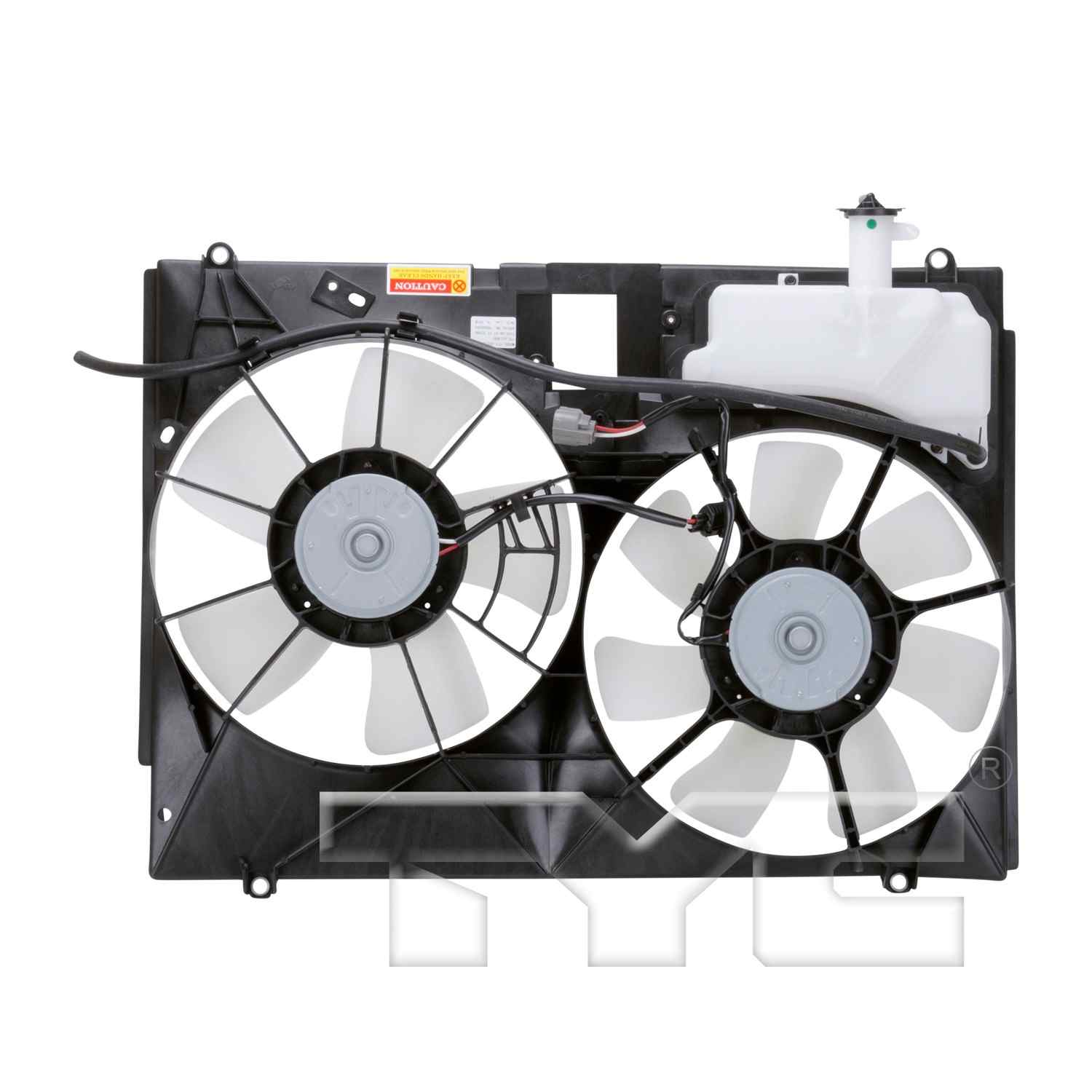 TYC Dual Radiator and Condenser Fan Assembly 621600