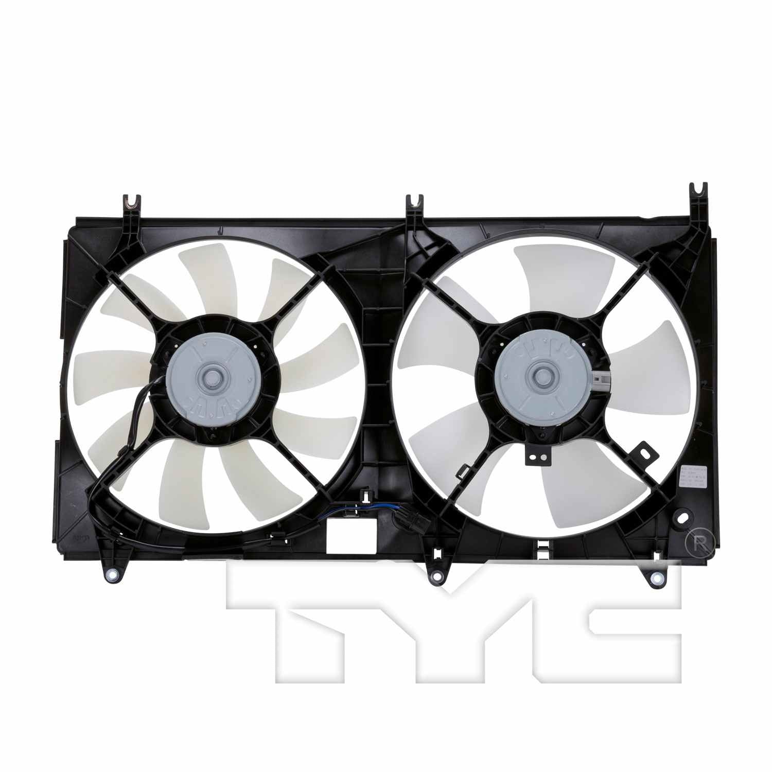 TYC Dual Radiator and Condenser Fan Assembly 621650