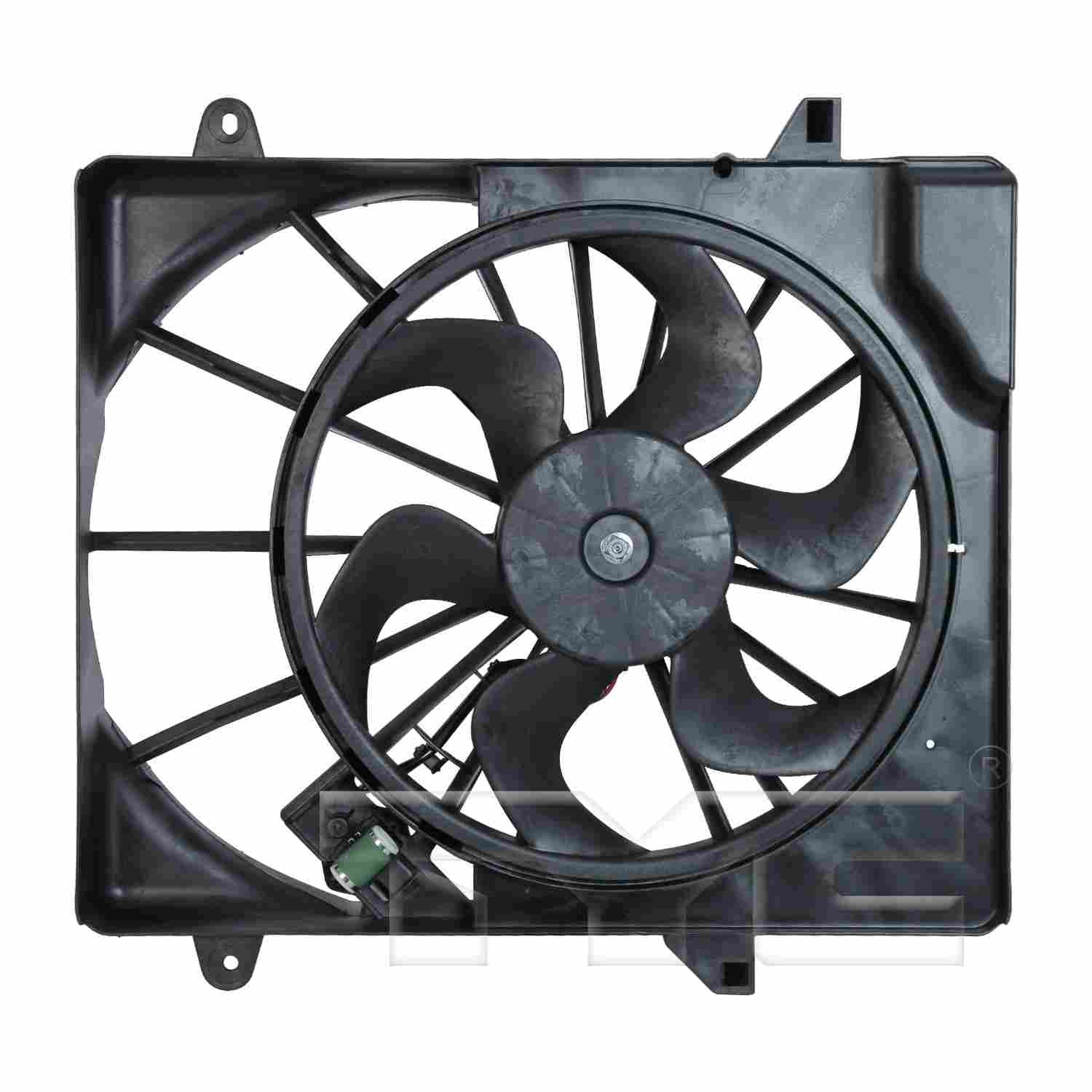 TYC Dual Radiator and Condenser Fan Assembly 621690