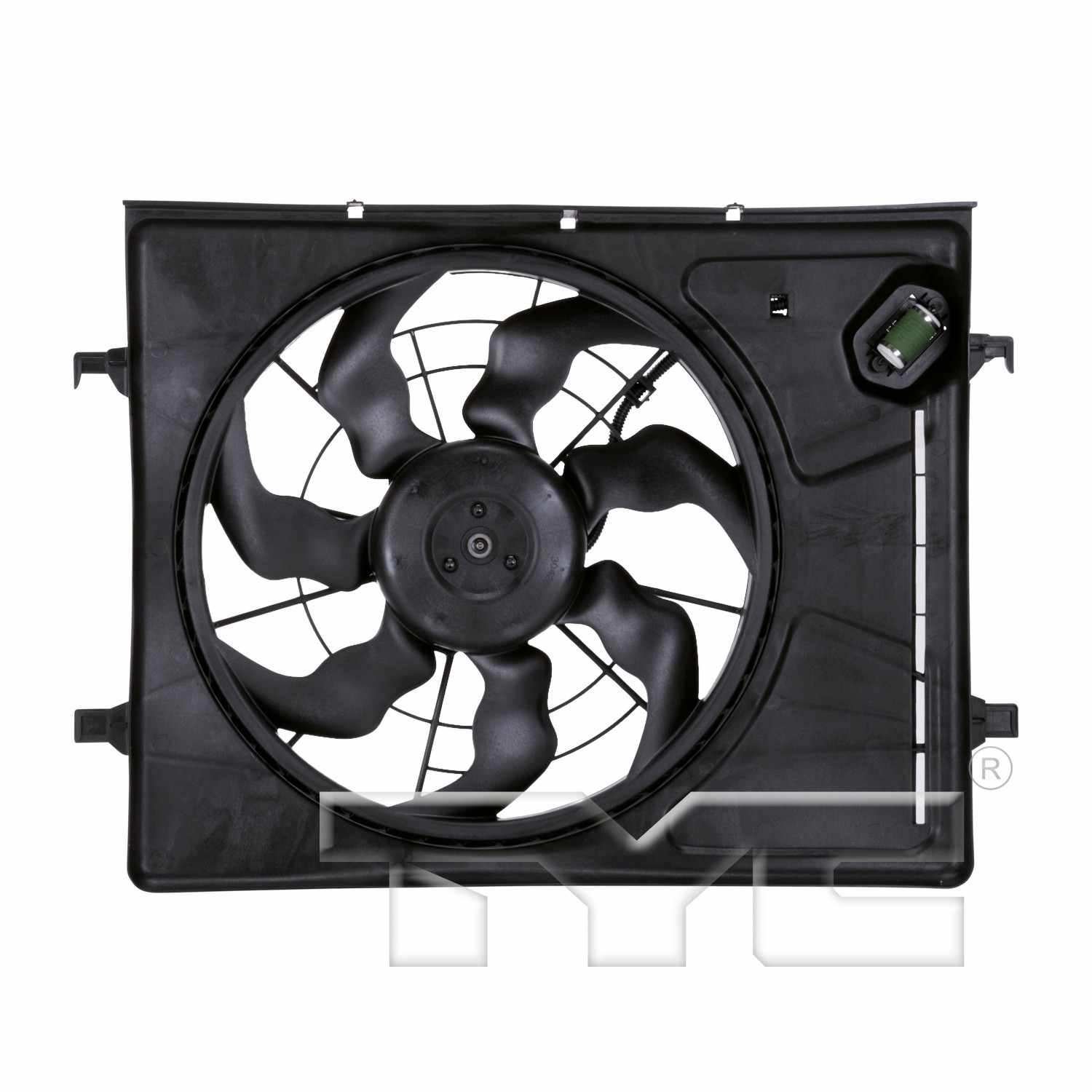 TYC Dual Radiator and Condenser Fan Assembly 621710
