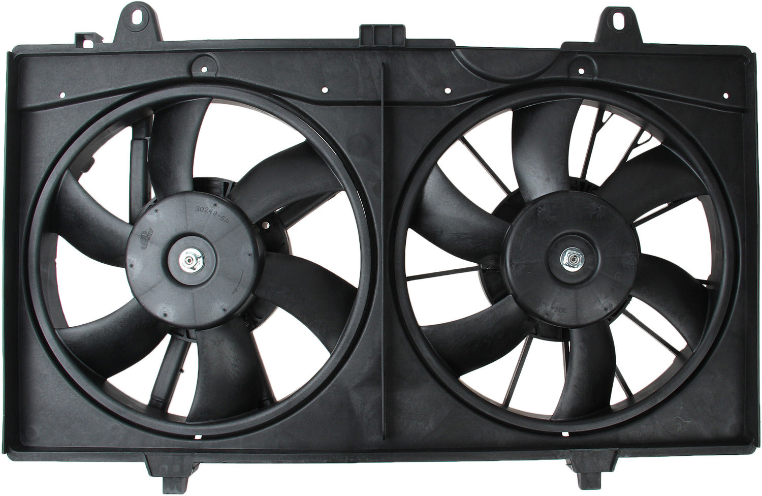 TYC Dual Radiator and Condenser Fan Assembly