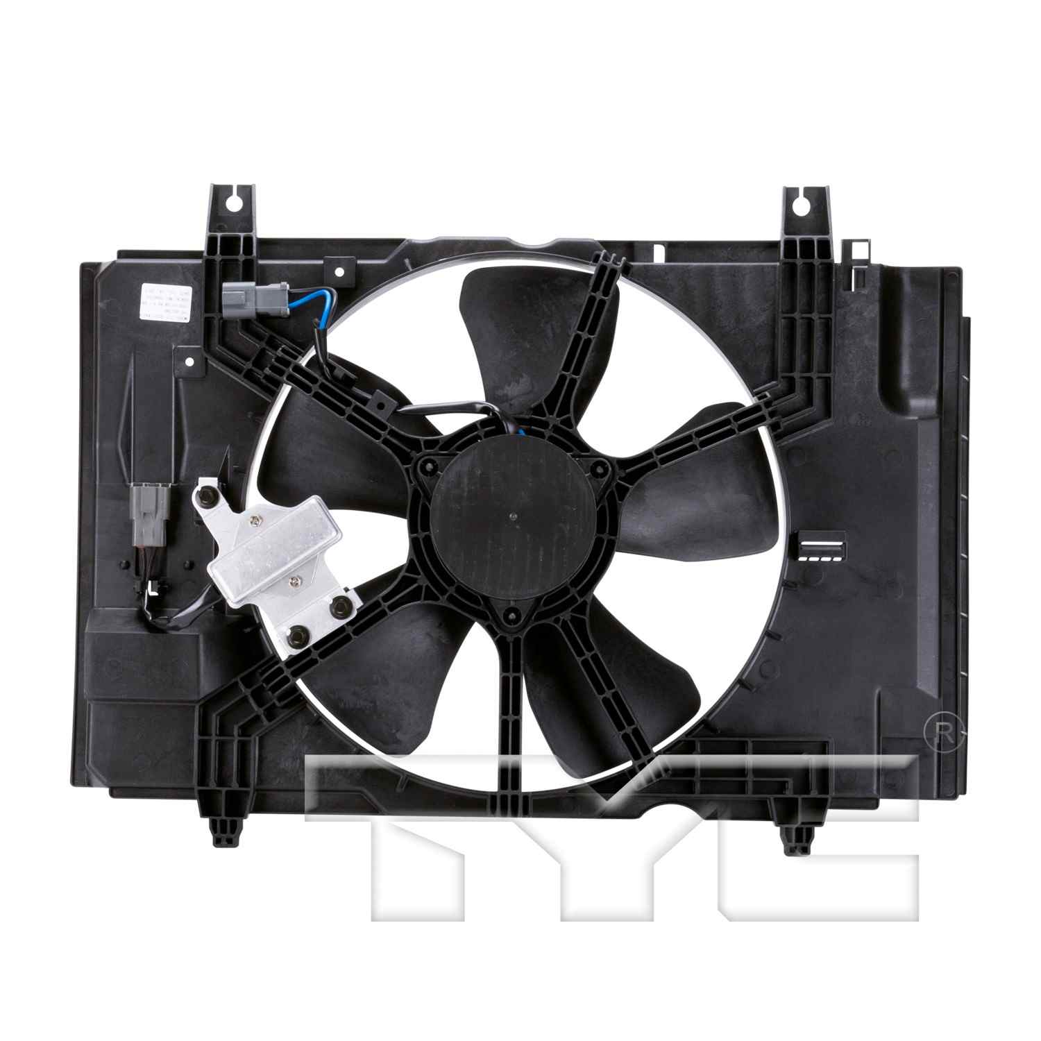 TYC Dual Radiator and Condenser Fan Assembly