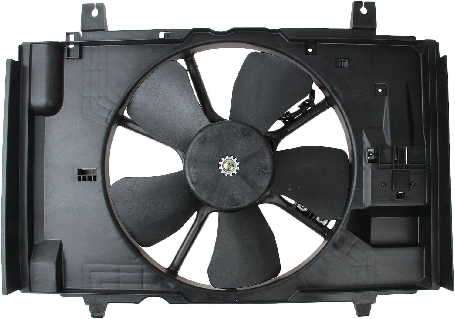 TYC Dual Radiator and Condenser Fan Assembly