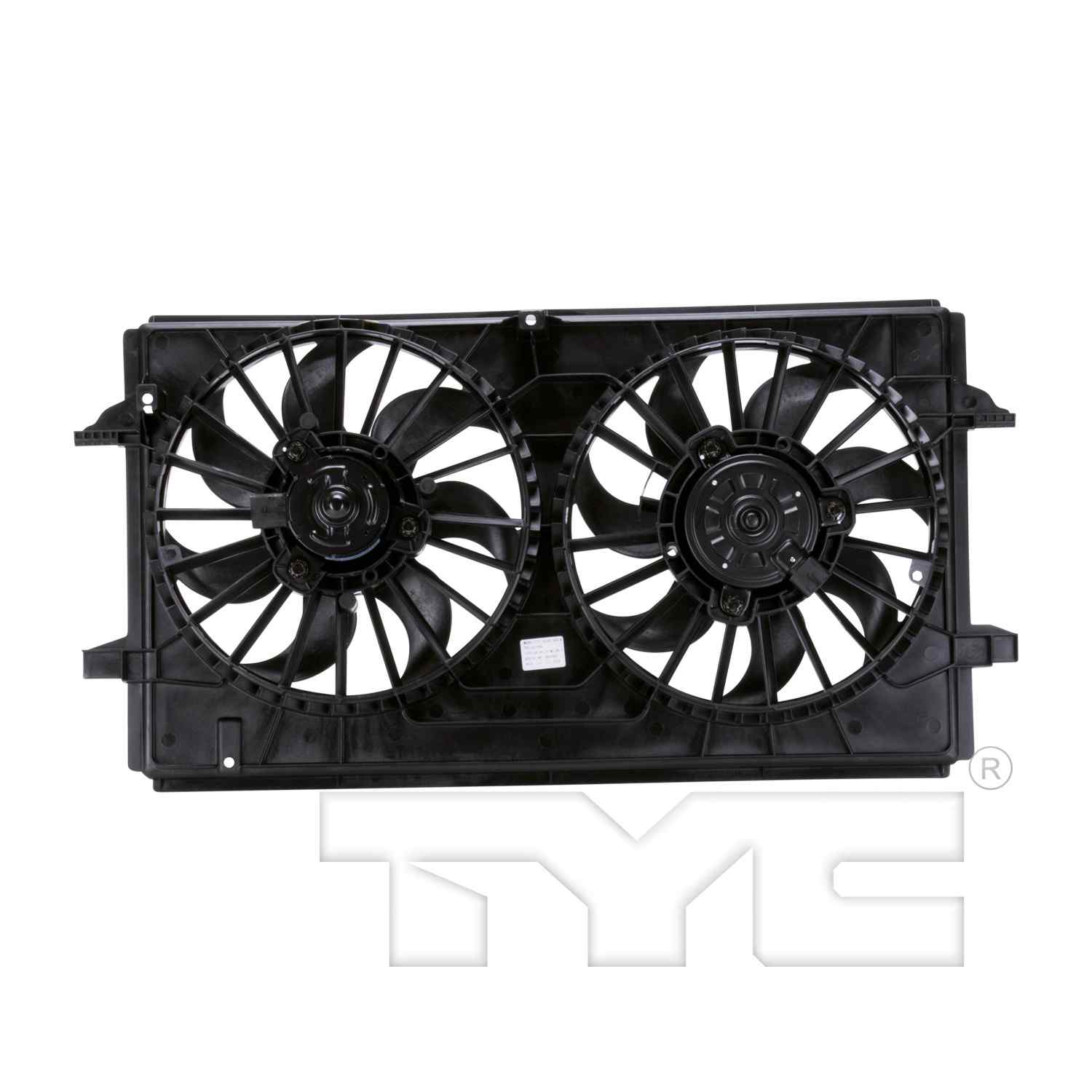 TYC Dual Radiator and Condenser Fan Assembly 621790