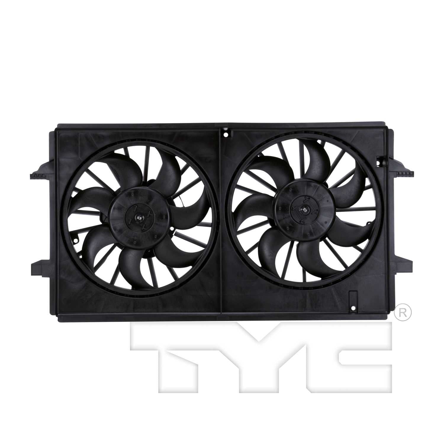 TYC Dual Radiator and Condenser Fan Assembly 621790