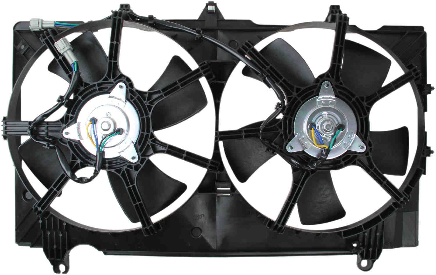 TYC Dual Radiator and Condenser Fan Assembly