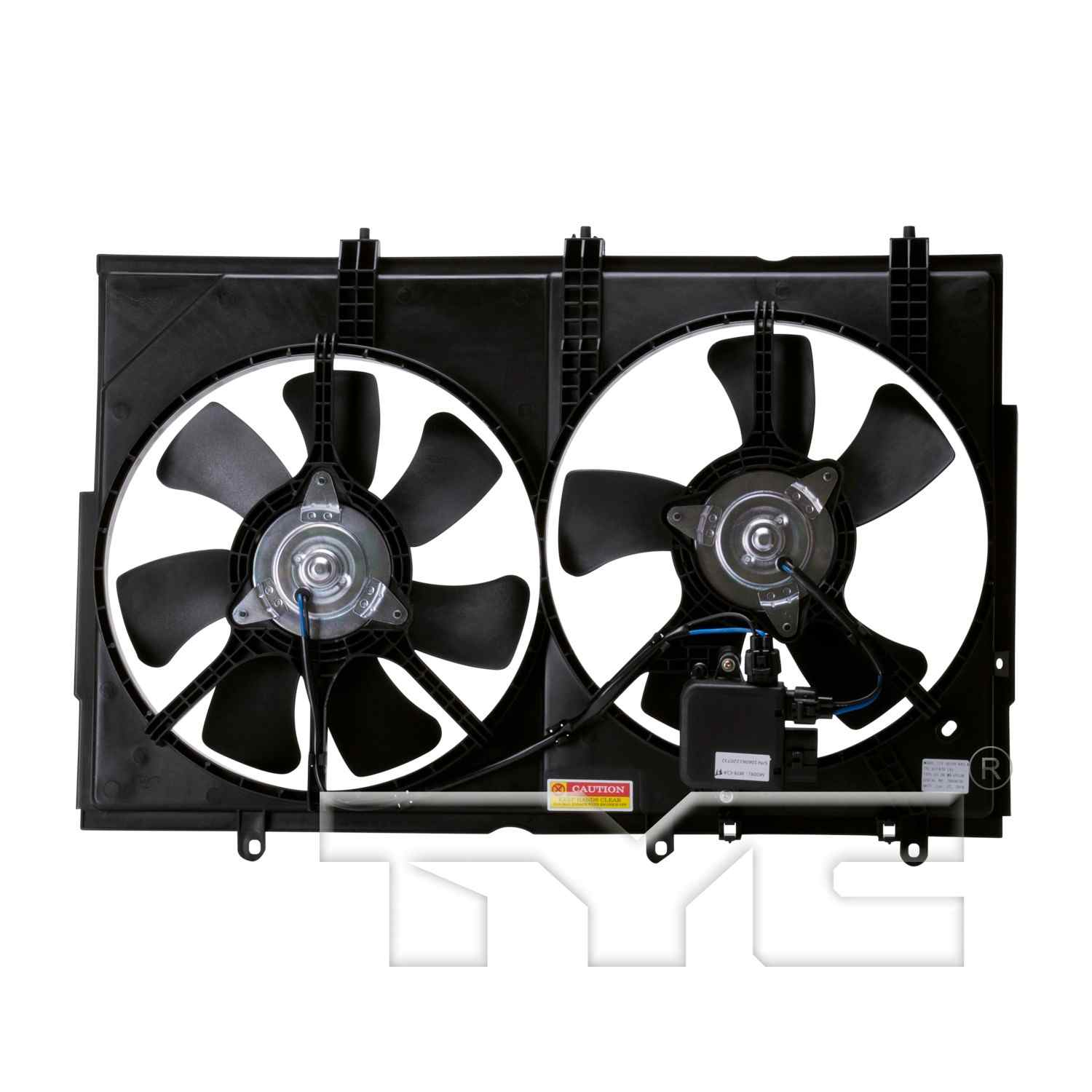 TYC Dual Radiator and Condenser Fan Assembly 621820