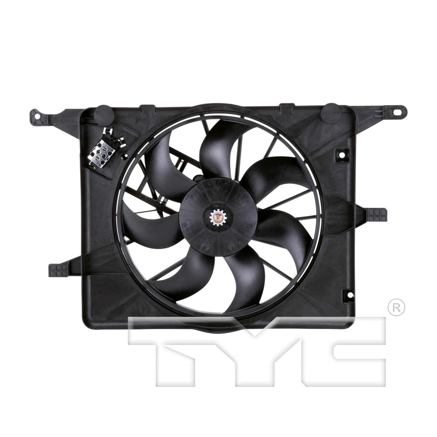 TYC Dual Radiator and Condenser Fan Assembly 621830