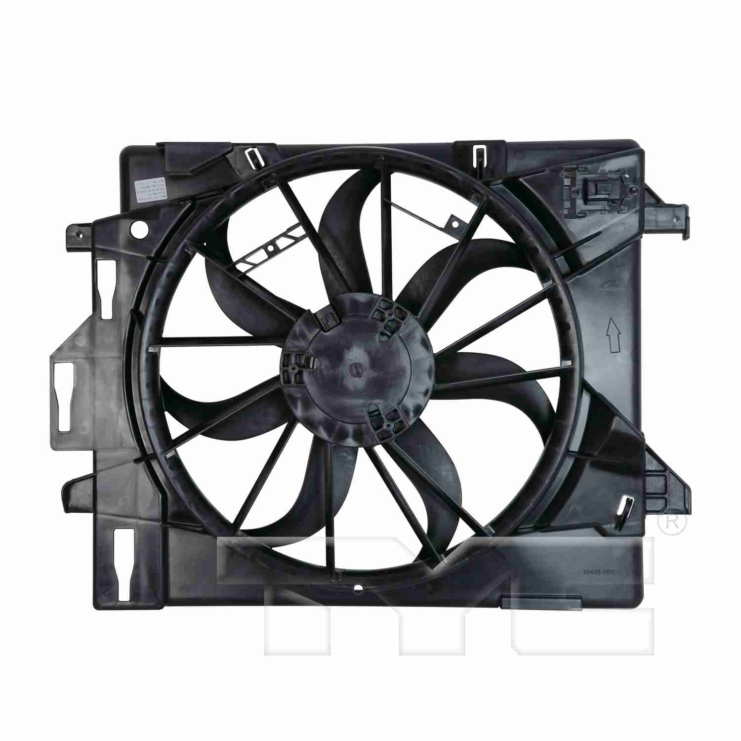 TYC Dual Radiator and Condenser Fan Assembly 621860