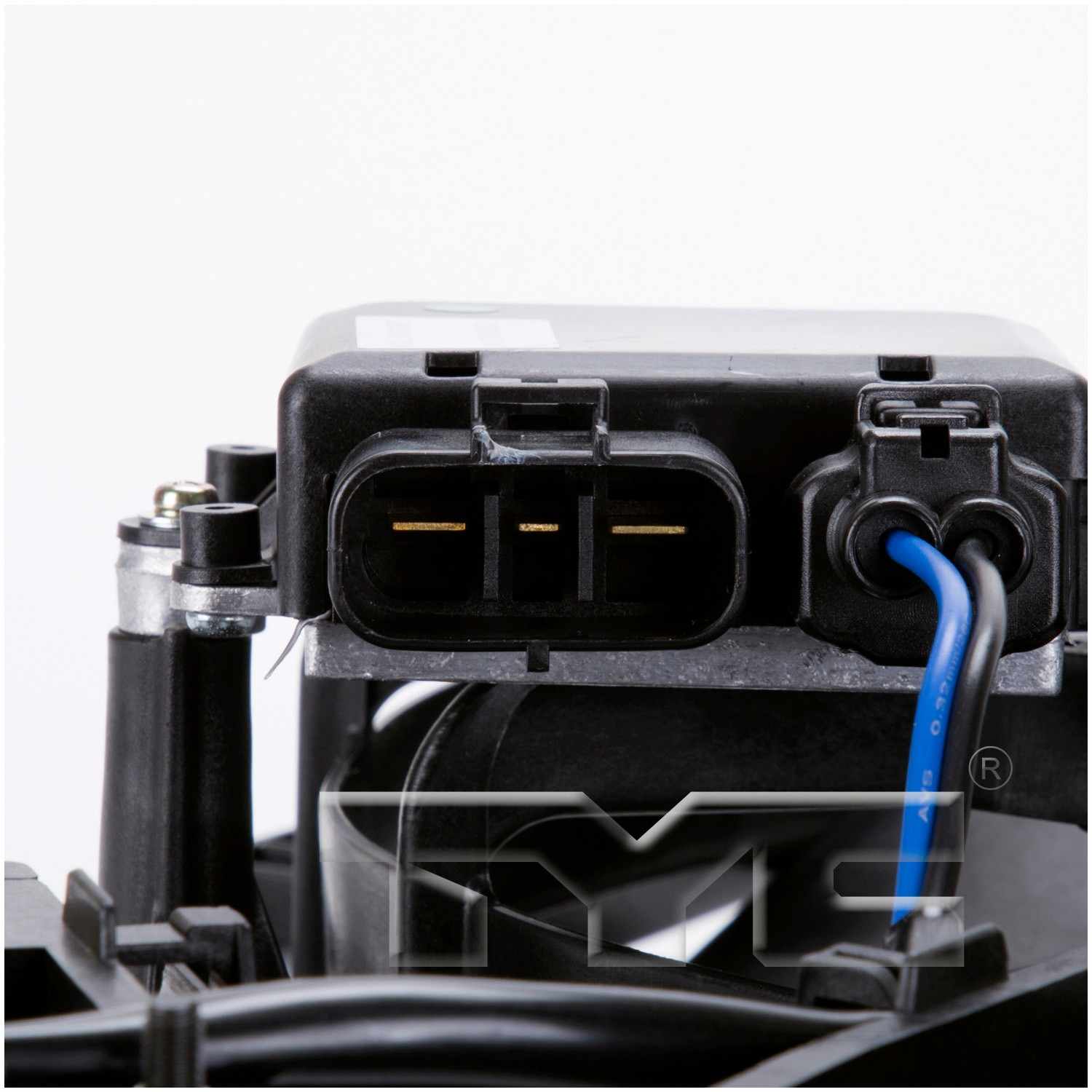 TYC Dual Radiator and Condenser Fan Assembly