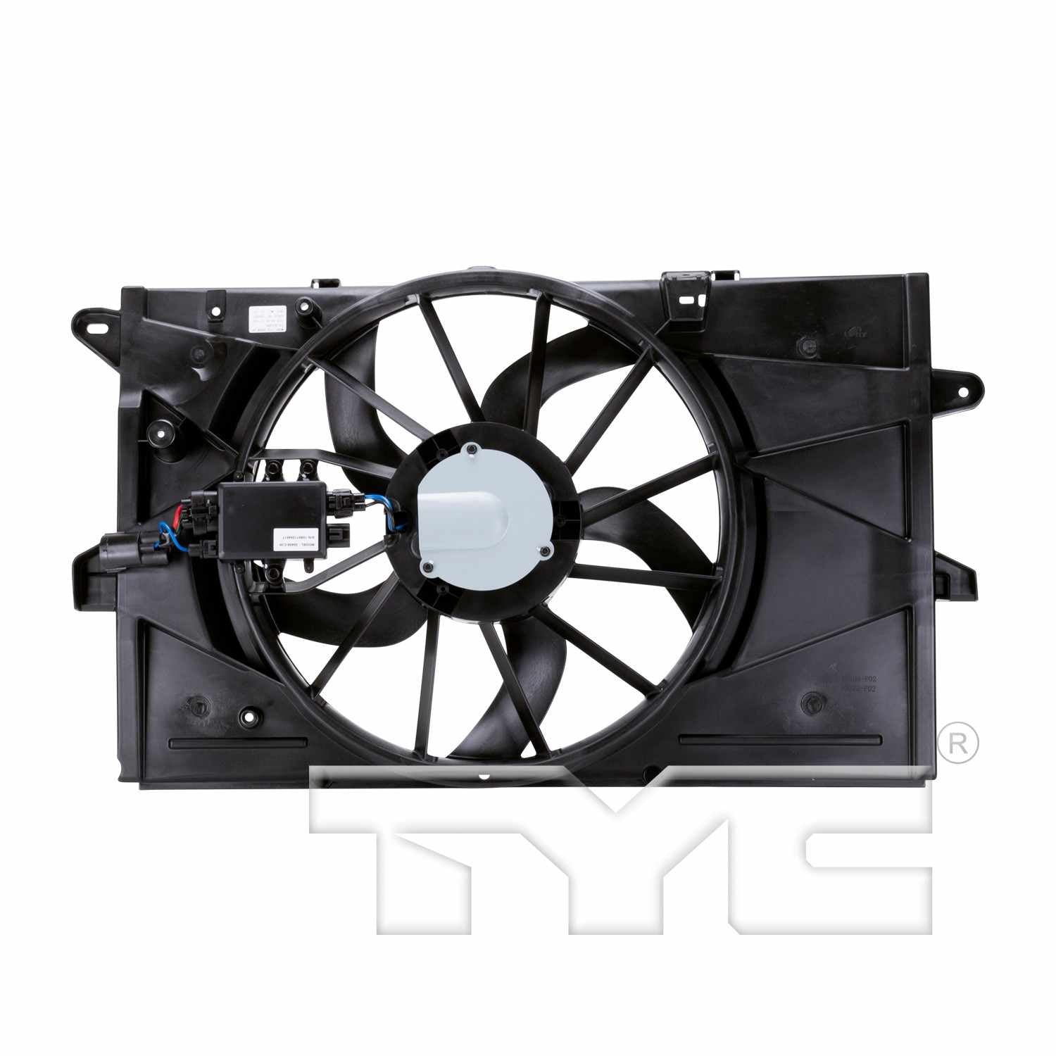 TYC Dual Radiator and Condenser Fan Assembly 621890