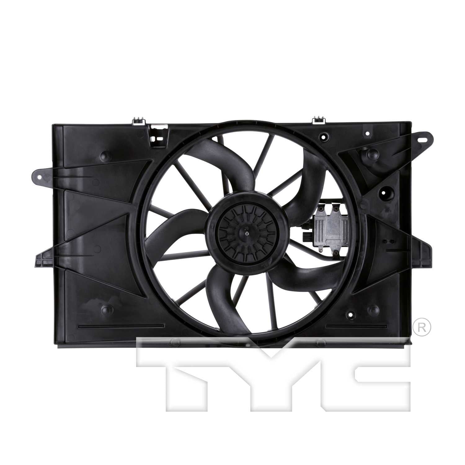 TYC Dual Radiator and Condenser Fan Assembly 621890
