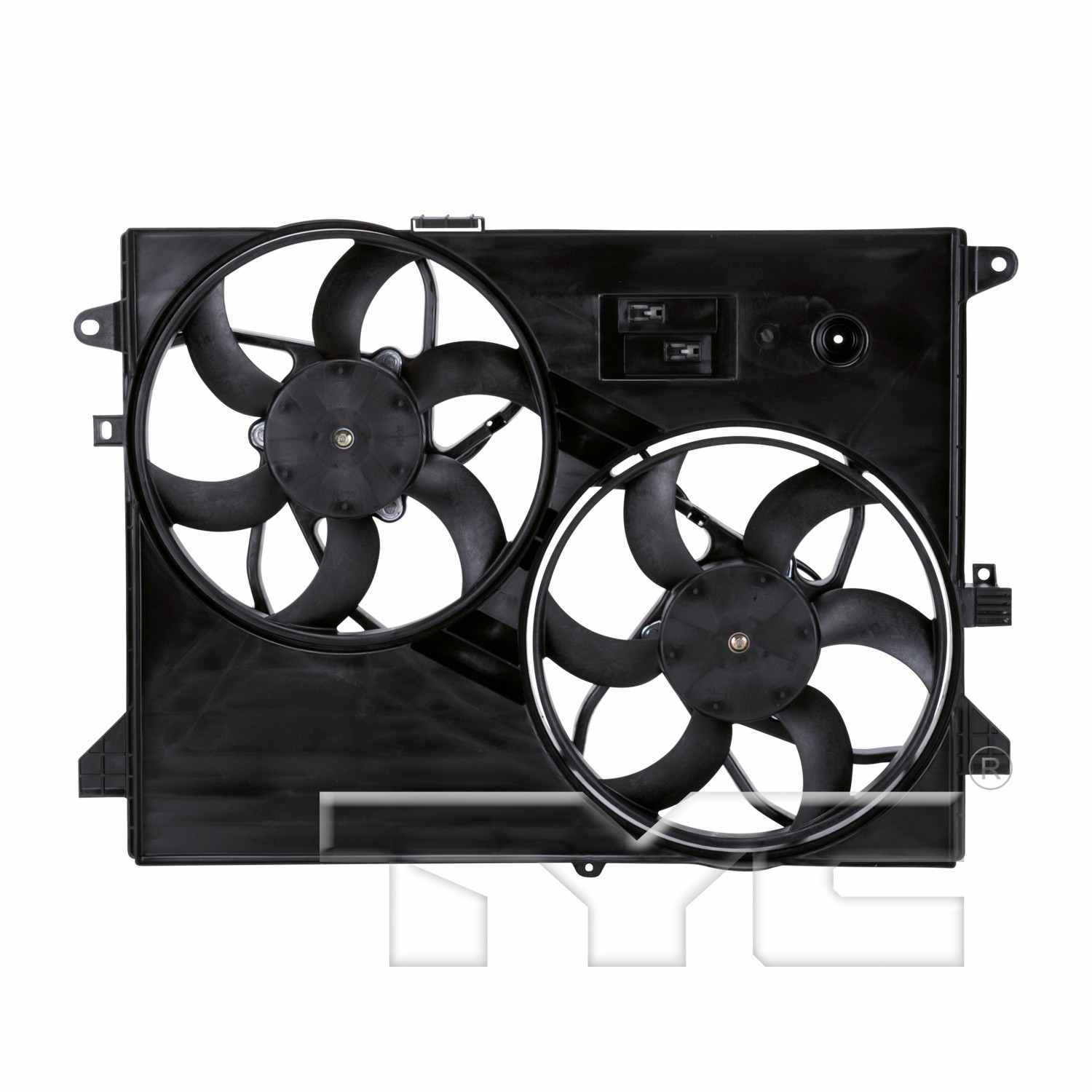 TYC Dual Radiator and Condenser Fan Assembly 621910