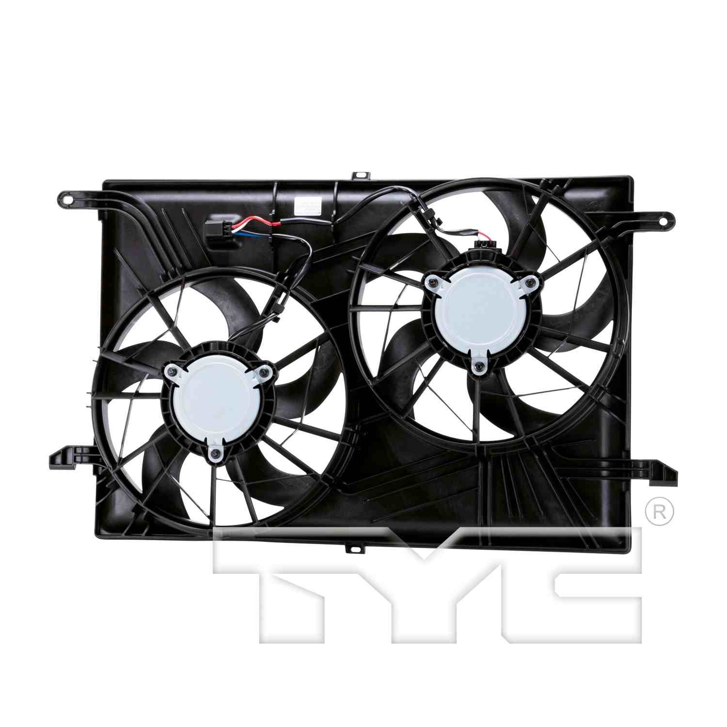 TYC Dual Radiator and Condenser Fan Assembly 621930