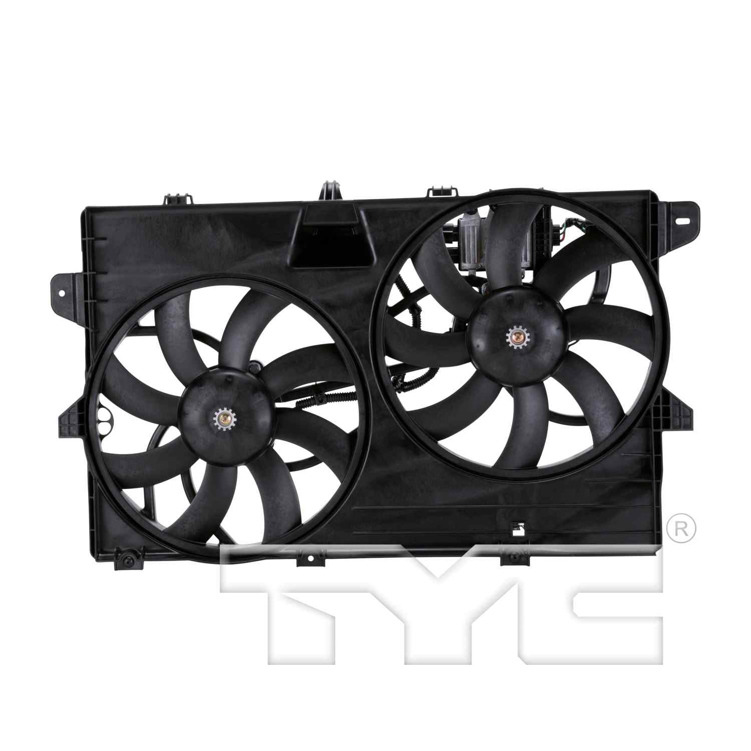 TYC Dual Radiator and Condenser Fan Assembly 622040