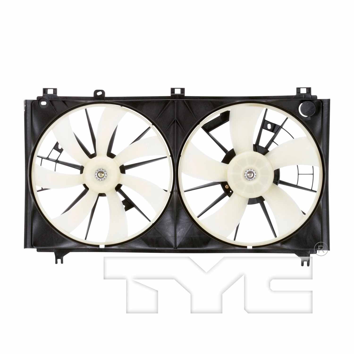 TYC Dual Radiator and Condenser Fan Assembly 622060