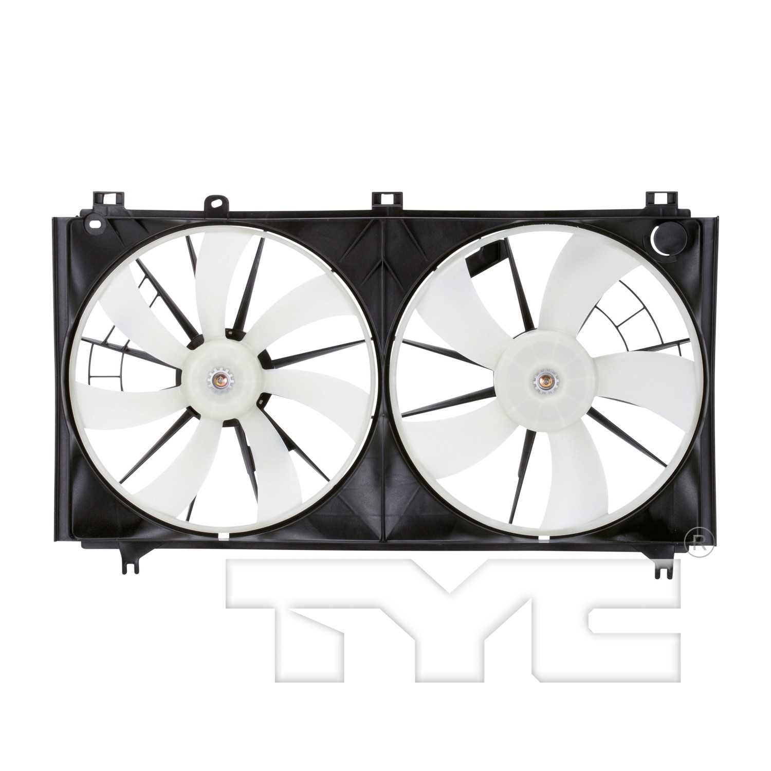 TYC Dual Radiator and Condenser Fan Assembly 622070