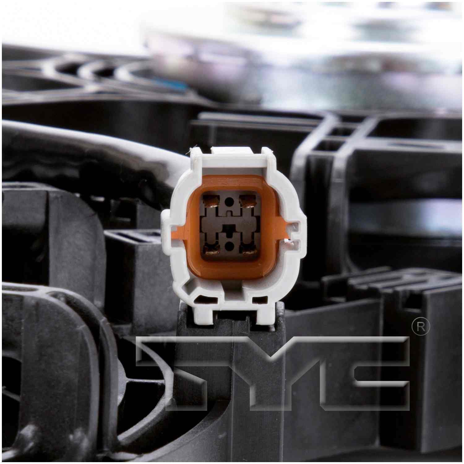 TYC Dual Radiator and Condenser Fan Assembly