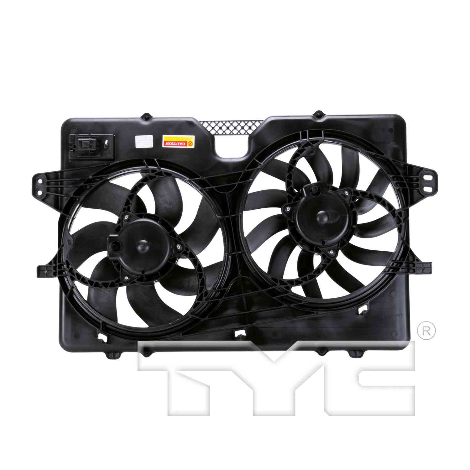 TYC Dual Radiator and Condenser Fan Assembly 622120