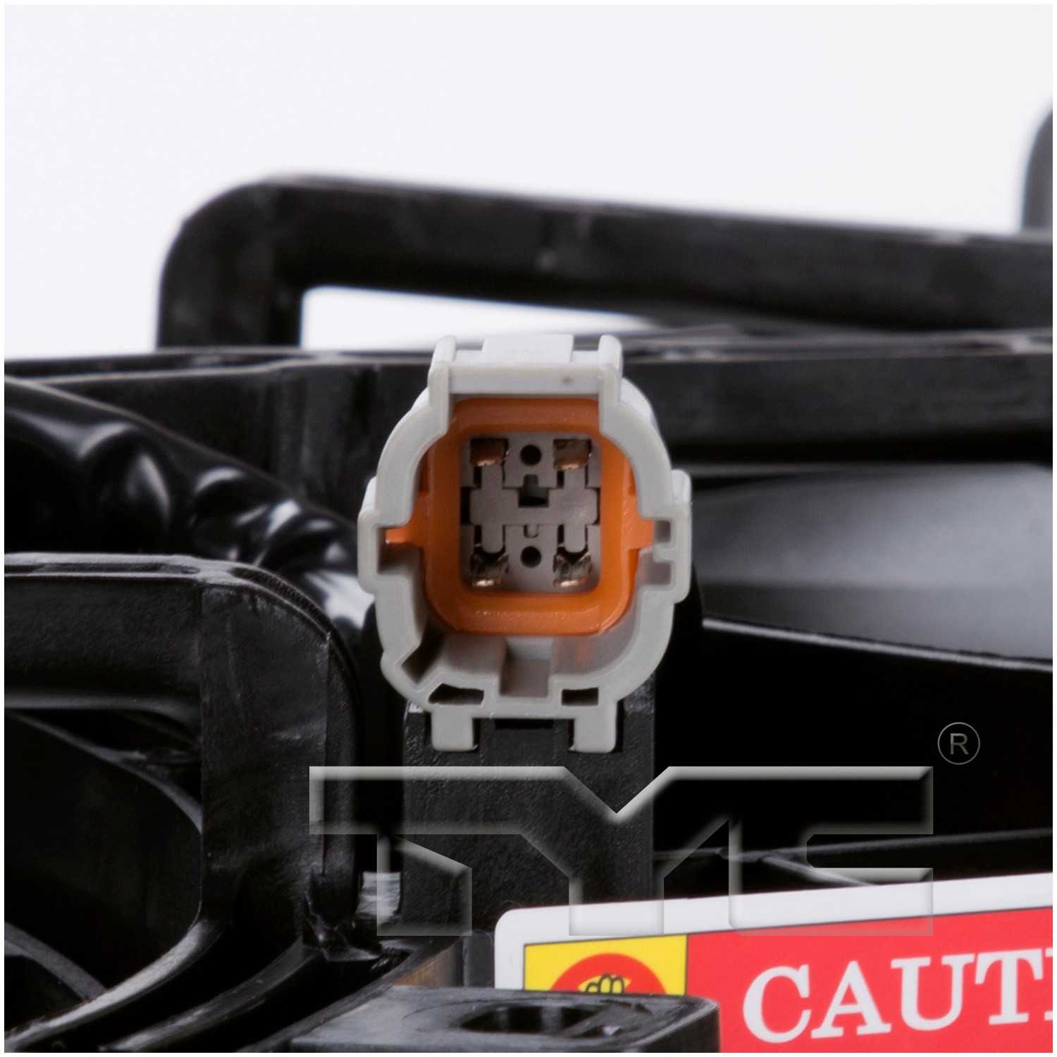 TYC Dual Radiator and Condenser Fan Assembly