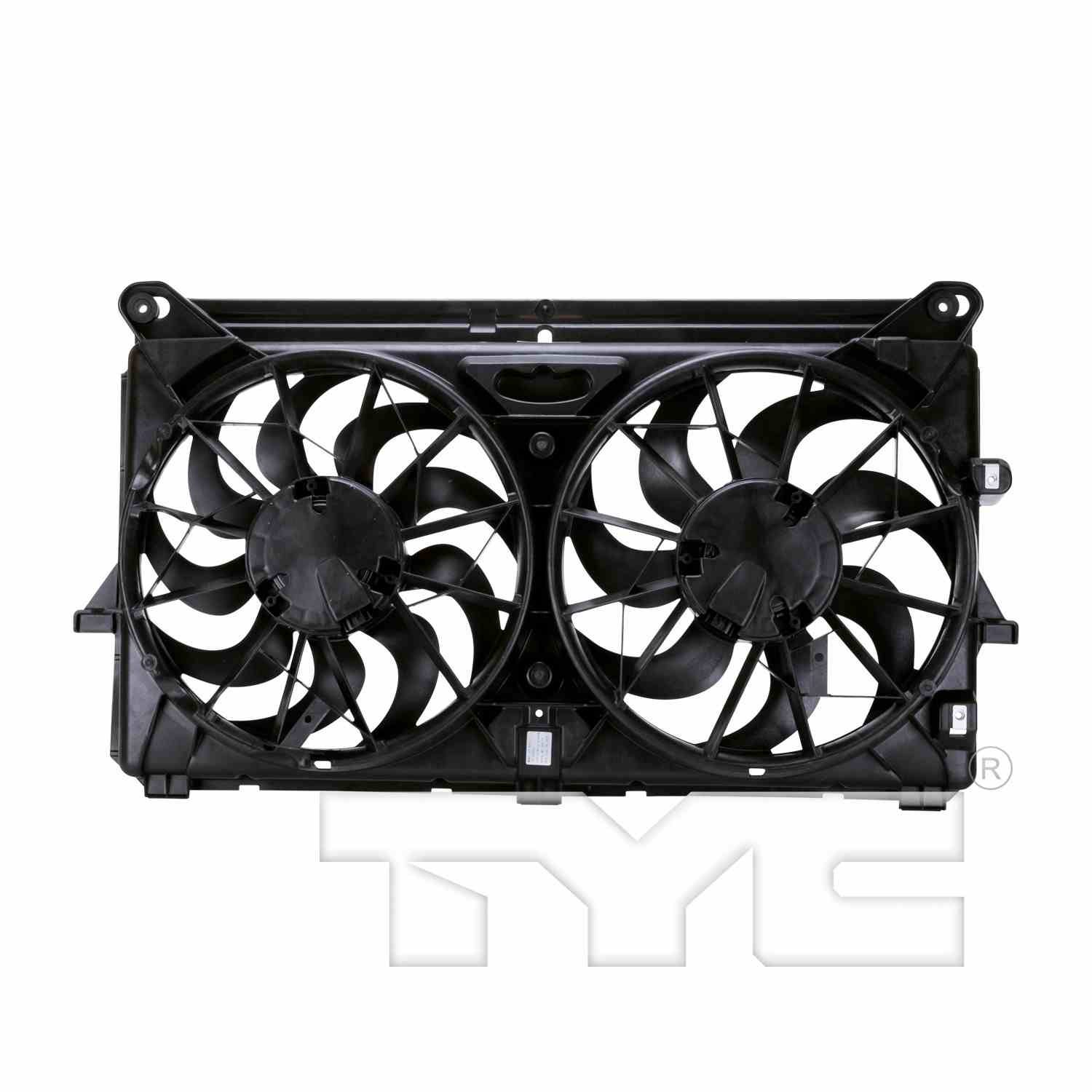 TYC Dual Radiator and Condenser Fan Assembly 622210