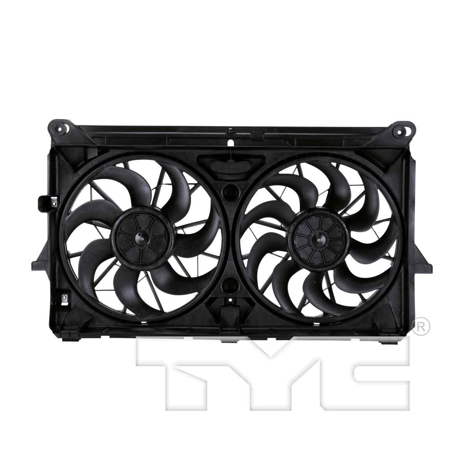 TYC Dual Radiator and Condenser Fan Assembly 622210