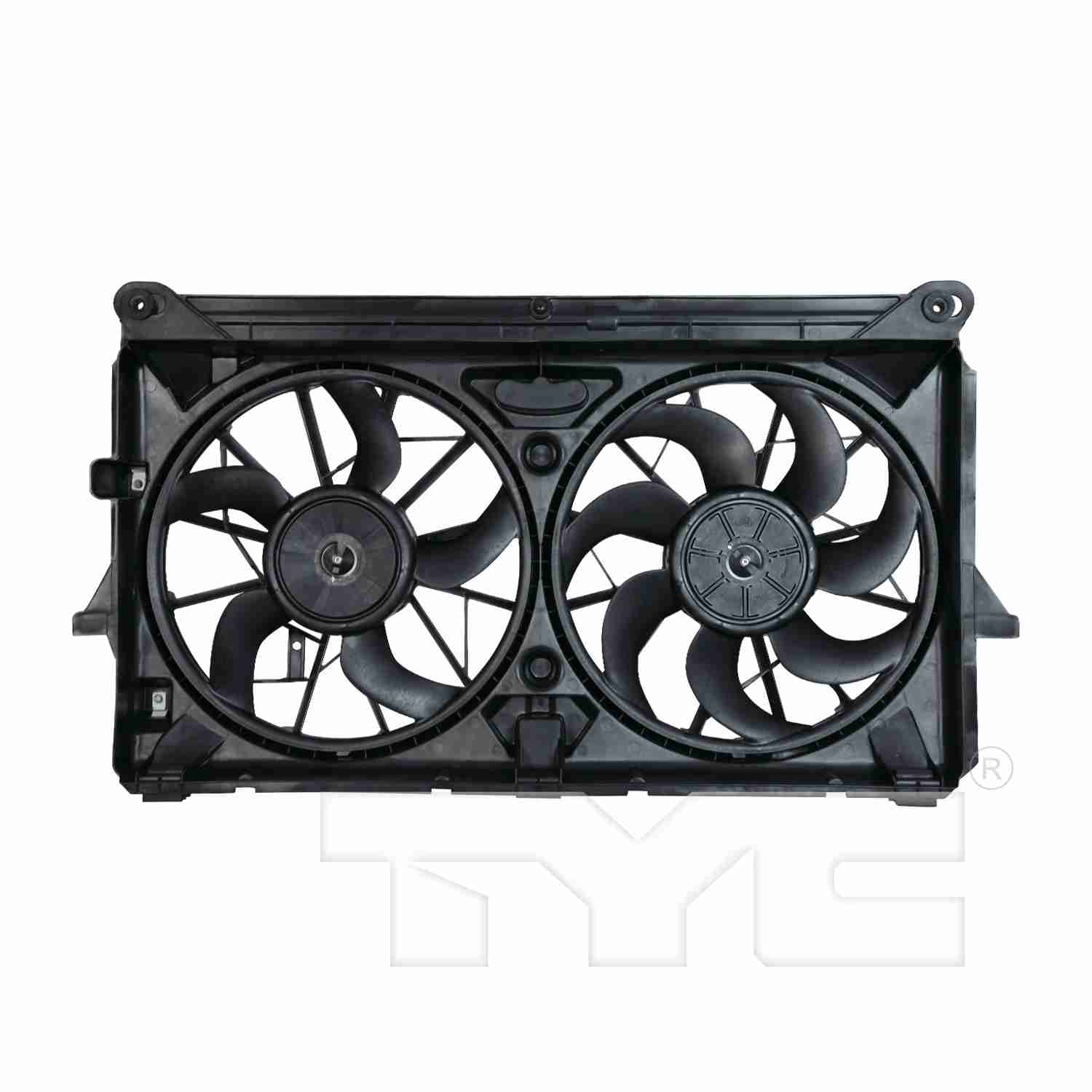 TYC Dual Radiator and Condenser Fan Assembly 622220