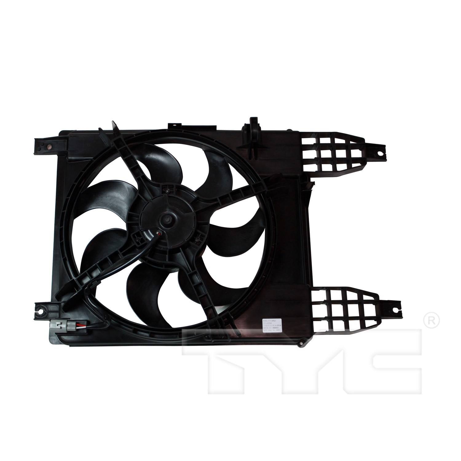 TYC Dual Radiator and Condenser Fan Assembly 622260