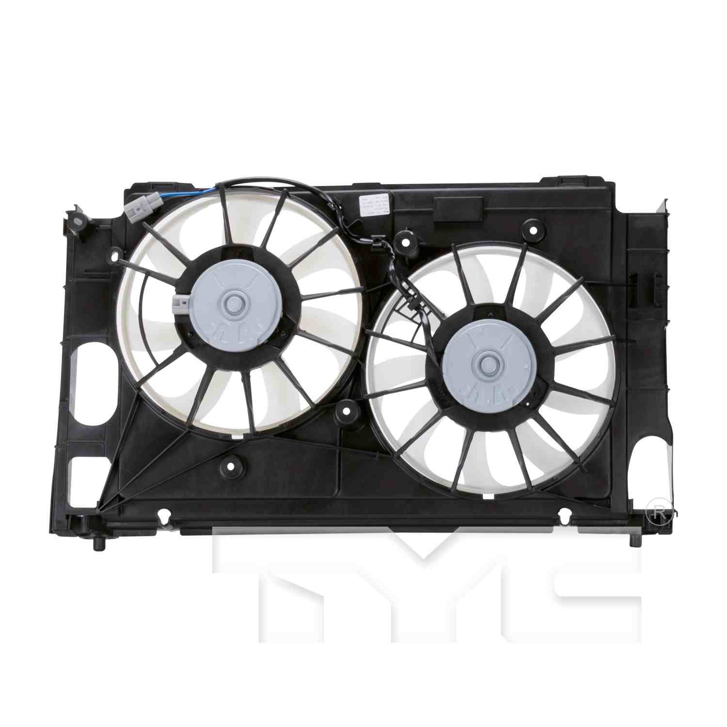 TYC Dual Radiator and Condenser Fan Assembly 622310