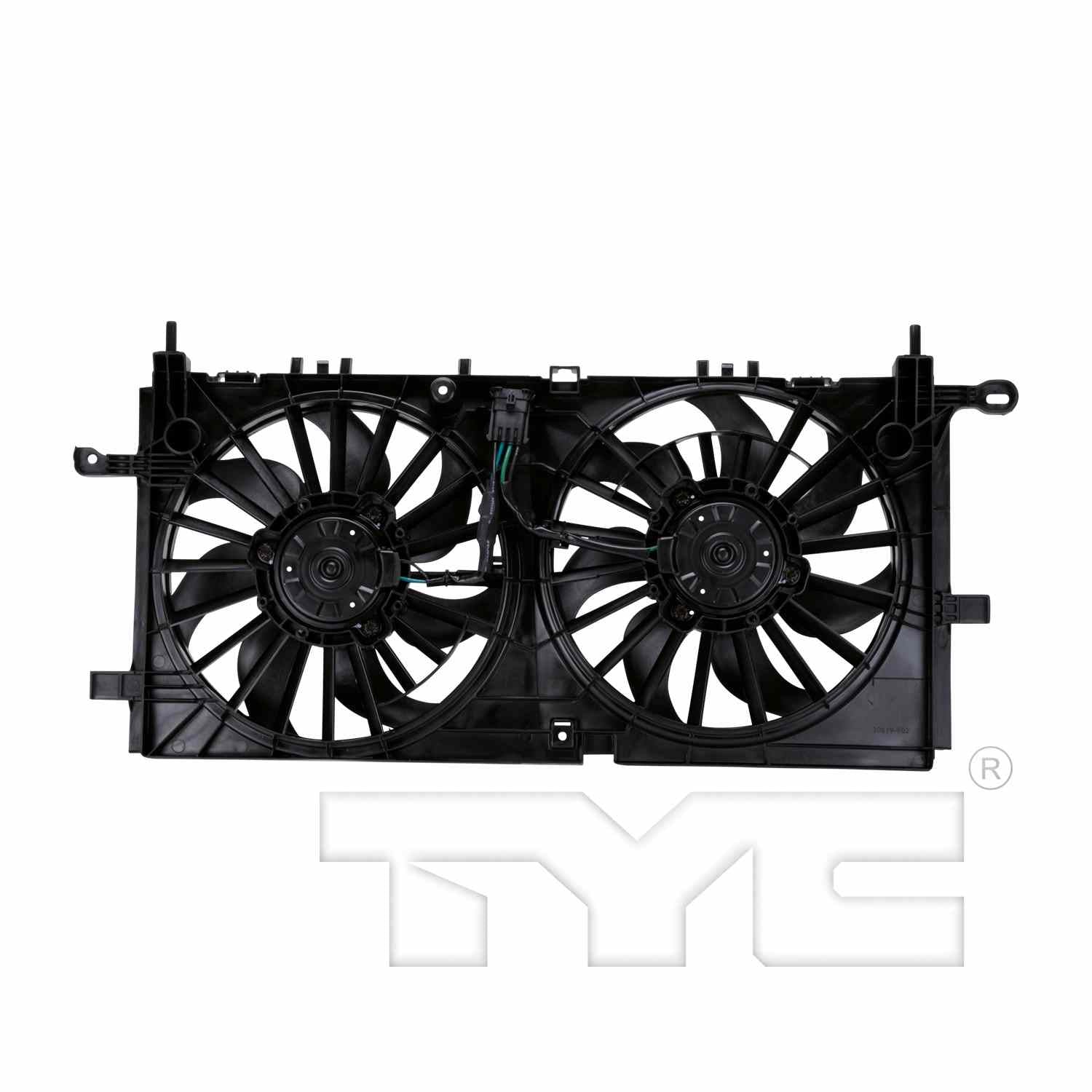 TYC Dual Radiator and Condenser Fan Assembly 622340