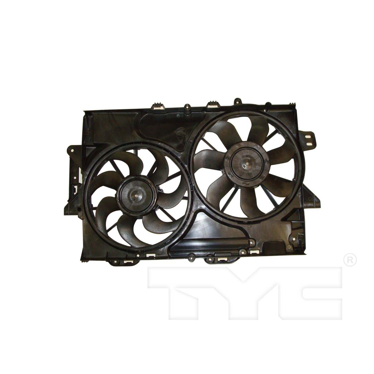 TYC Dual Radiator and Condenser Fan Assembly 622380