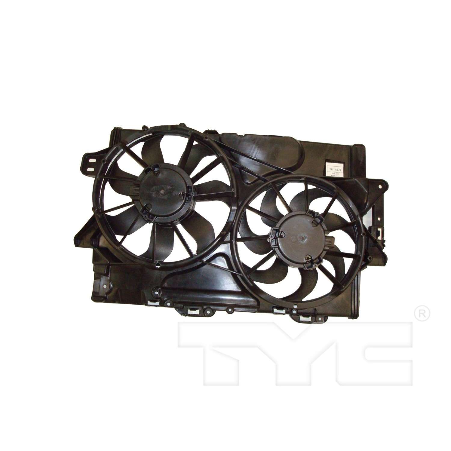TYC Dual Radiator and Condenser Fan Assembly 622380