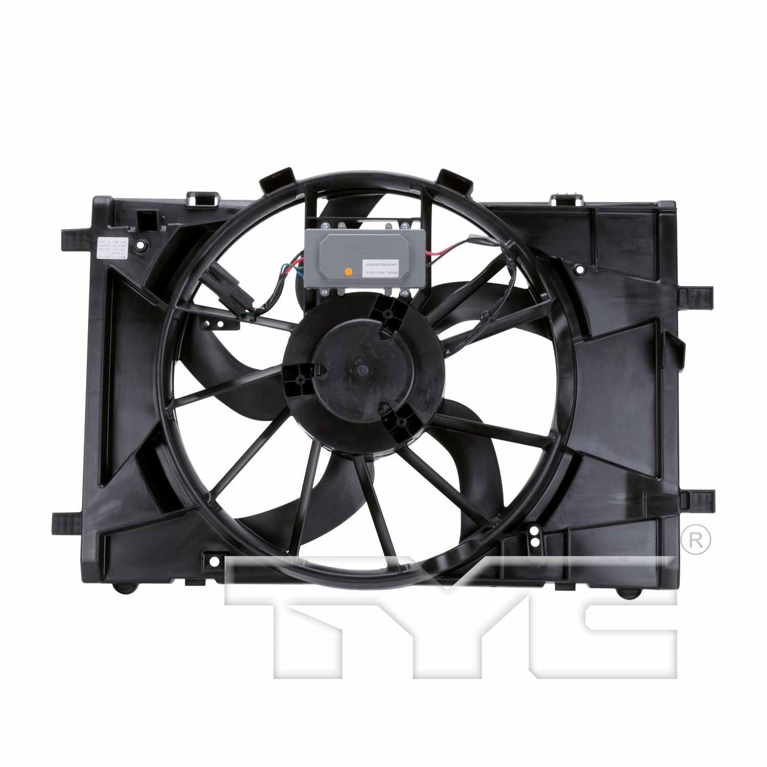 TYC Dual Radiator and Condenser Fan Assembly 622430