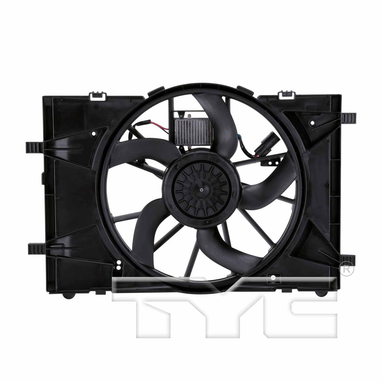 TYC Dual Radiator and Condenser Fan Assembly 622430