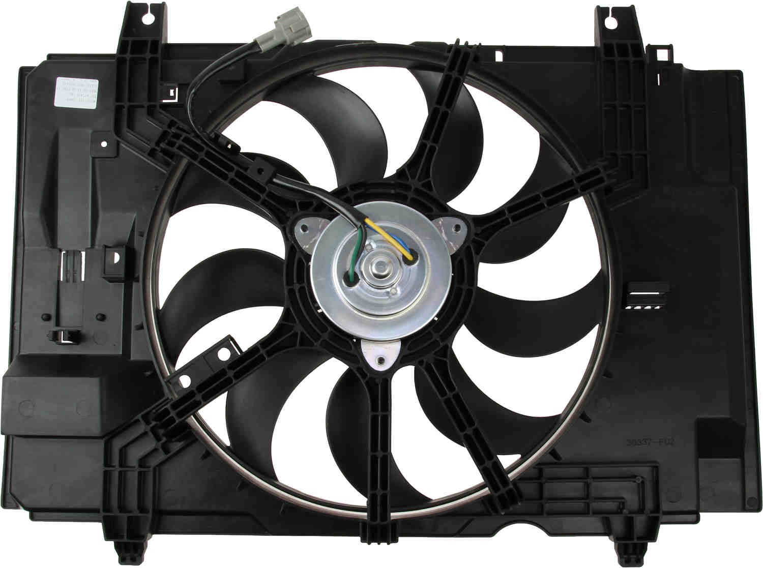 TYC Dual Radiator and Condenser Fan Assembly
