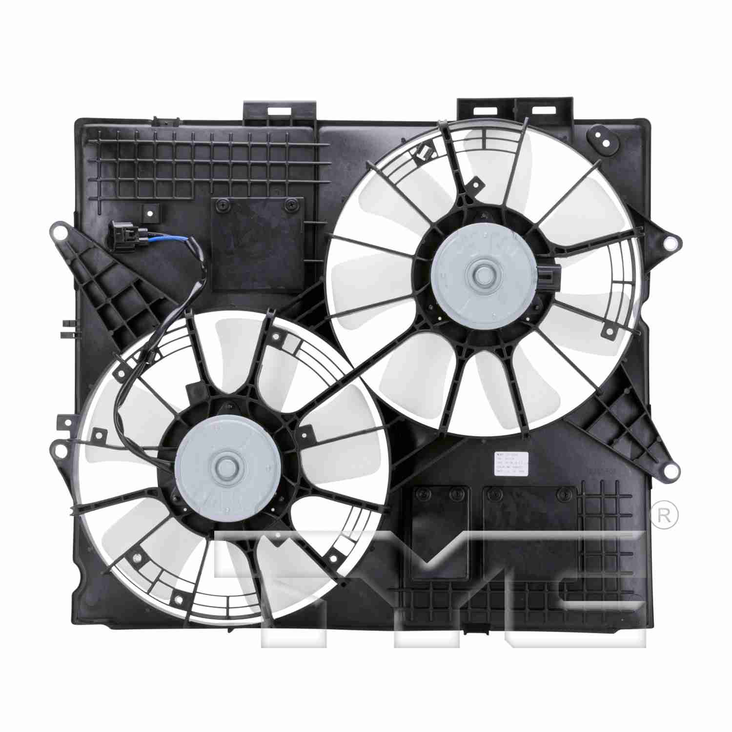 TYC Dual Radiator and Condenser Fan Assembly 622530