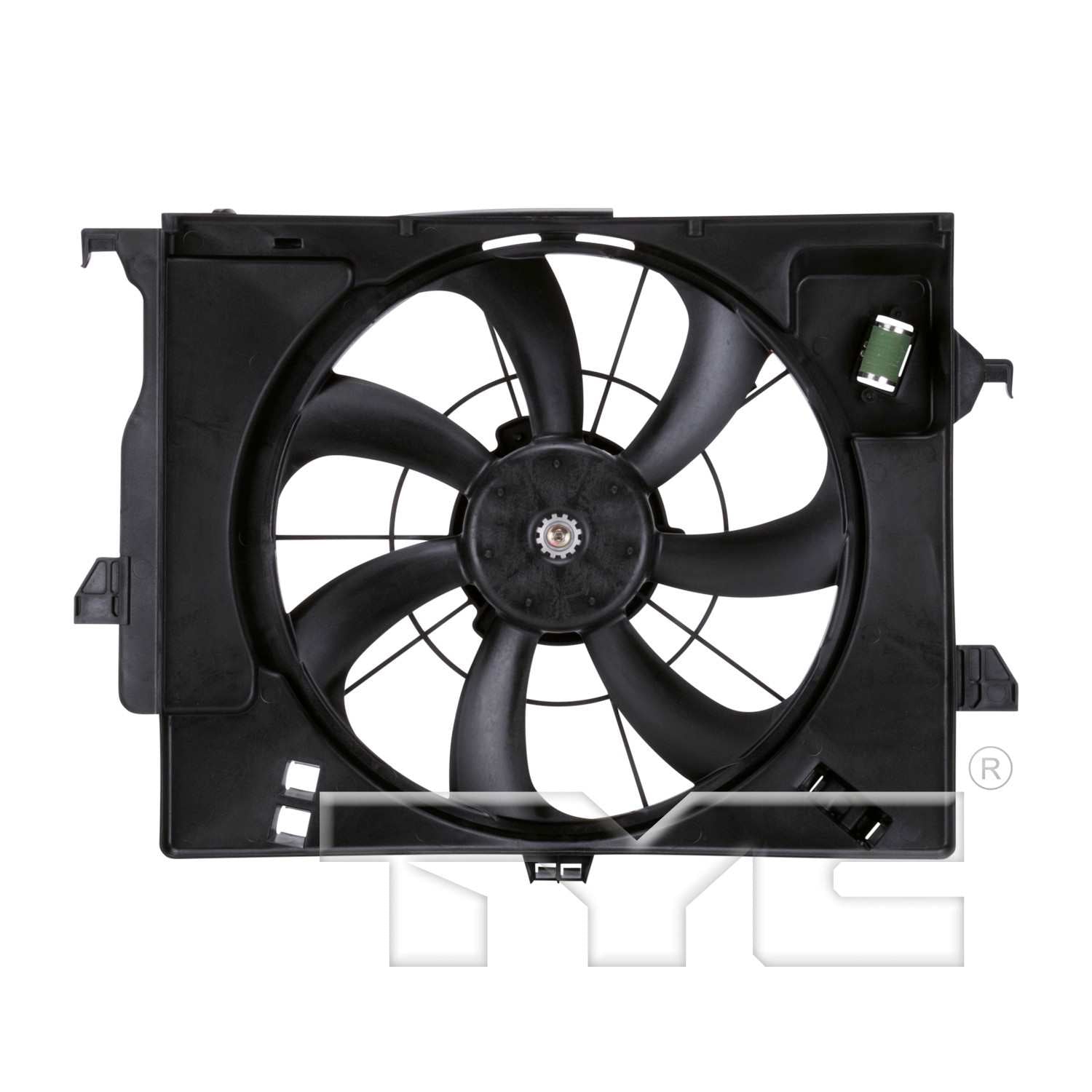 TYC Dual Radiator and Condenser Fan Assembly 622590