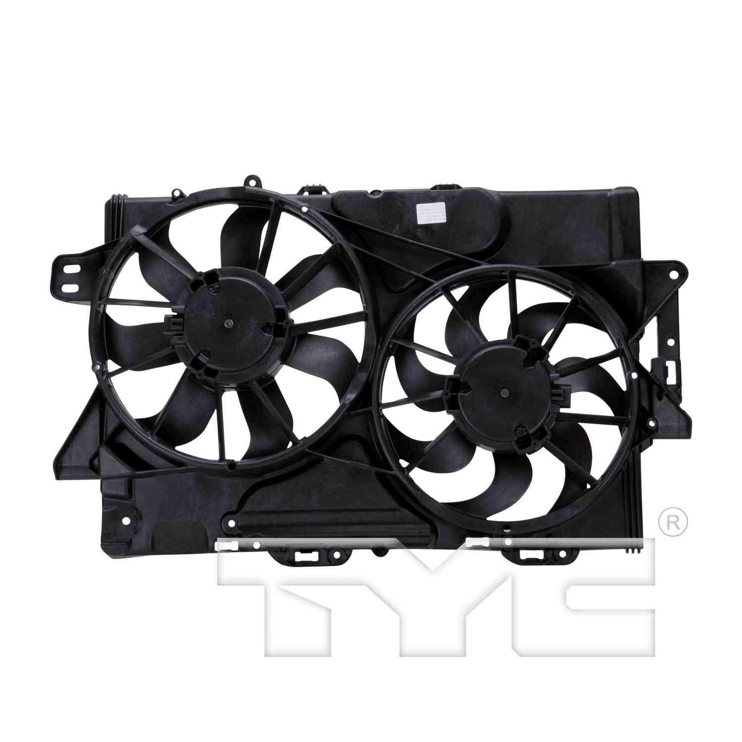 TYC Dual Radiator and Condenser Fan Assembly 622610