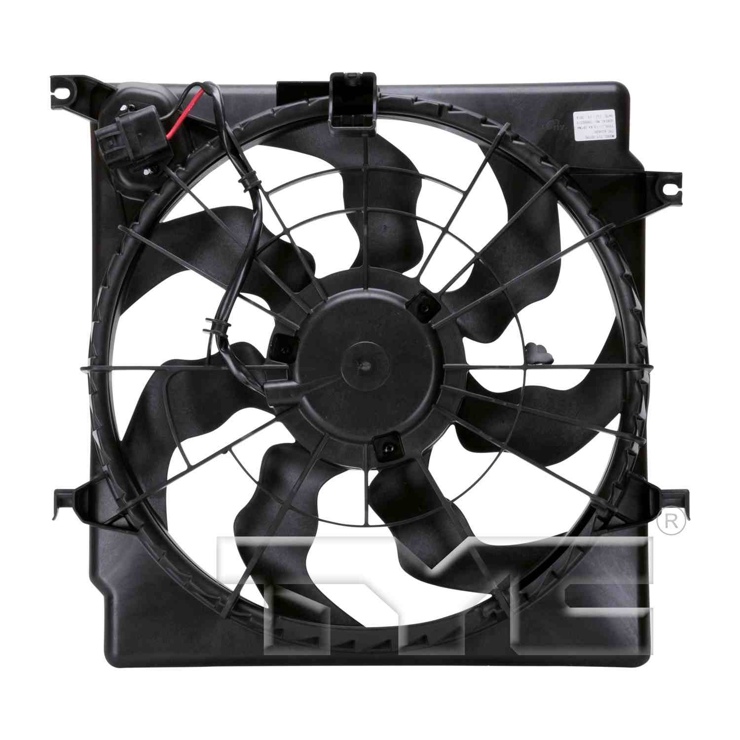 TYC Dual Radiator and Condenser Fan Assembly 622620