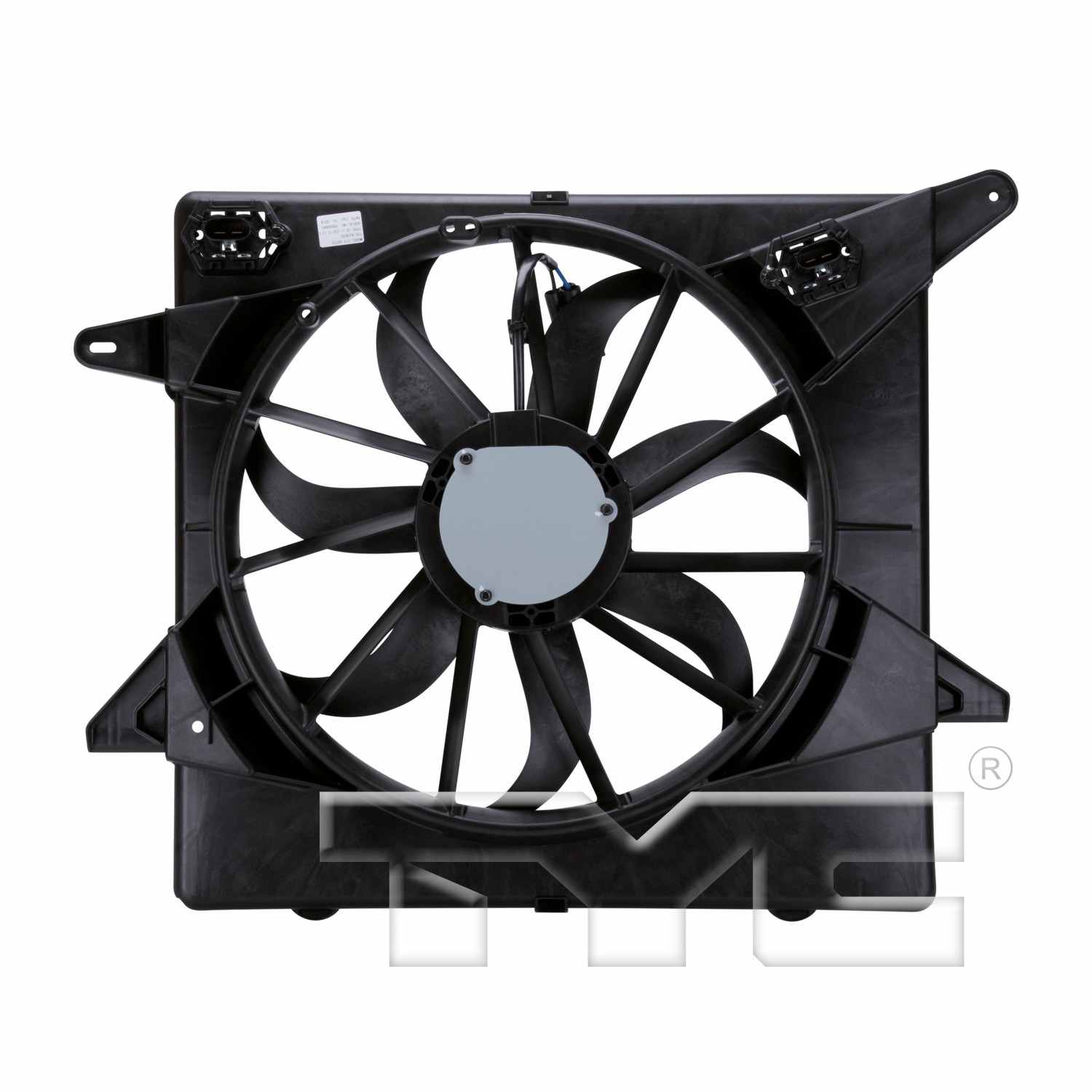 TYC Dual Radiator and Condenser Fan Assembly 622650